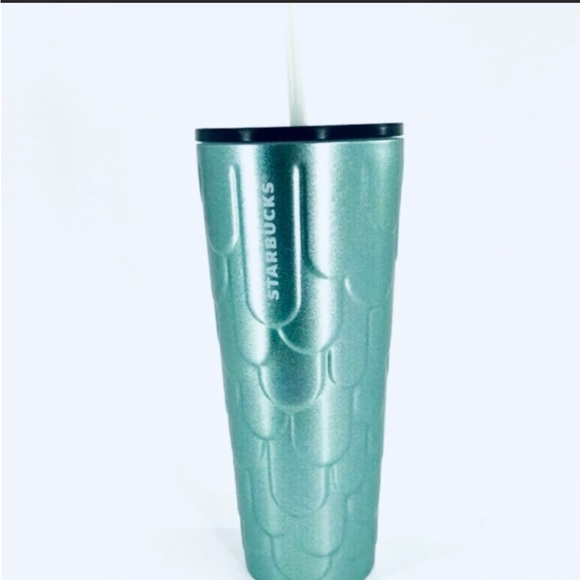 Starbucks Other - Starbucks Summer siren mermaid metal tumbler Teal 24oz